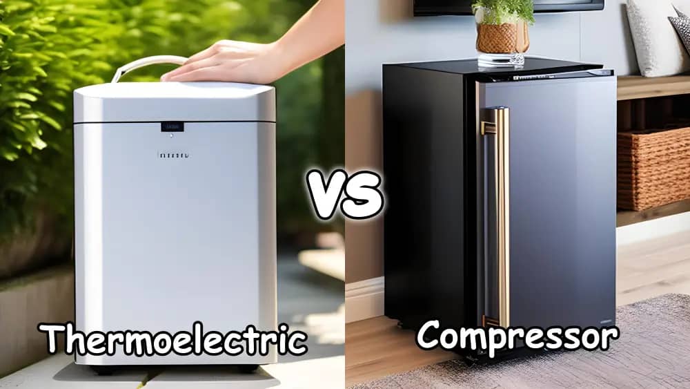 difference between thermoelectric and compressor mini fridge