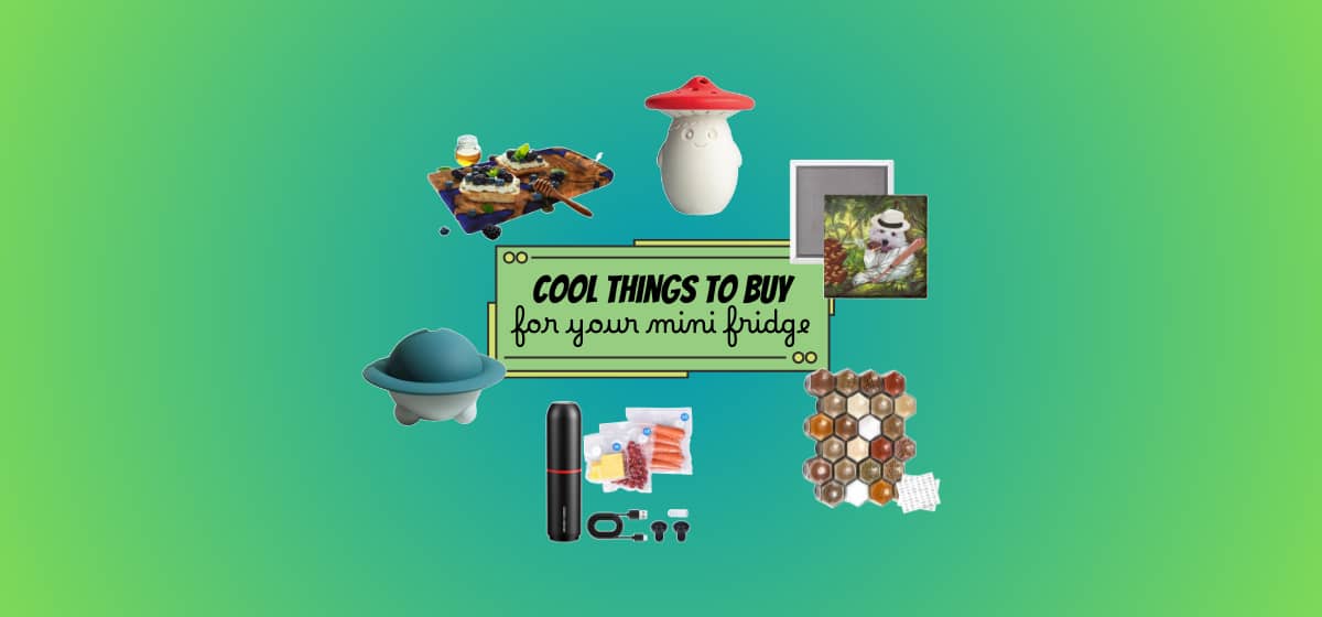 Cool Things To Buy For Your Mini Fridge