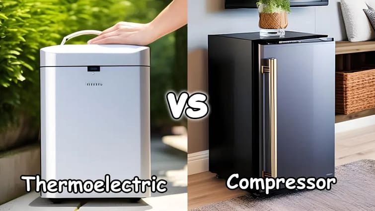 difference between thermoelectric and compressor mini fridge